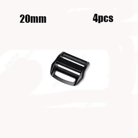 2/4 stk Webbing Strap Spænde Slider Fastener 20MM