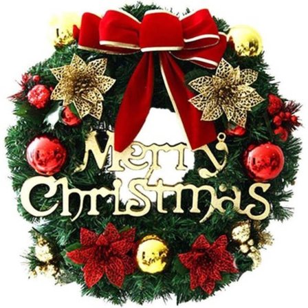 30 cm julkrans, dörrkrans, juldekoration krans