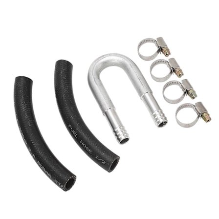 7 osan polttoaineen suodattimen poisto-ohituspaketti, jossa on clamp-kiinnike, alumiininen polttoaineen suodattimen päätykappaleen ohitusputki kuorma-