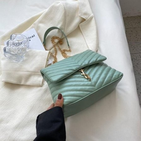 Kæde Tasker Underarm Taske GRØN