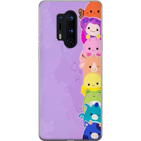 Kompatibelt Mobildeksel til OnePlus 8 Pro Mørk silhuett av Jesus med tornekroner mot svart bakgrunn med sterk kontrast og hvit typografi