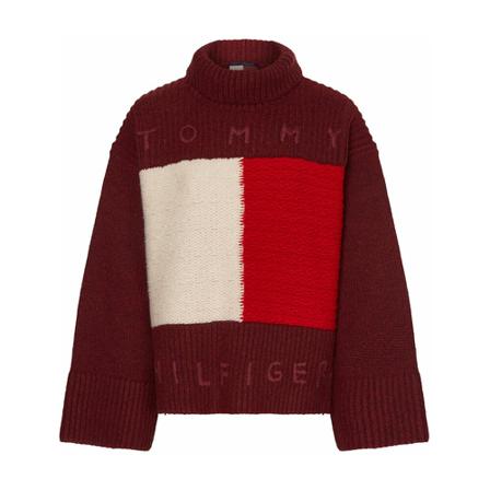 Tommy Hilfiger THL Flag Brun, Dame Rullekraver