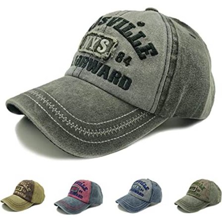 Baseball Cap Bomull Distressed Justerbar Dad Hat Myk Lav Profi