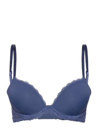 Lift Demi Lingerie Bras & Tops Push Up Bras Marineblå Calvin Klein*Betinget Tilbud