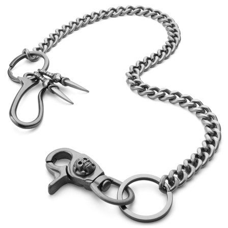 Wallet Chain Eagle Talons with Skull for Men - Wallet chains
