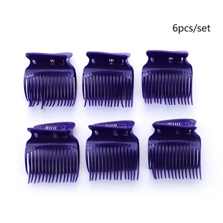 6 st Värme Rull Hårklämmor Hårfärg Permanent Isolering Klämmor Hår Curler Klo Klämmor för Kvinnor Salong Frisörverktyg