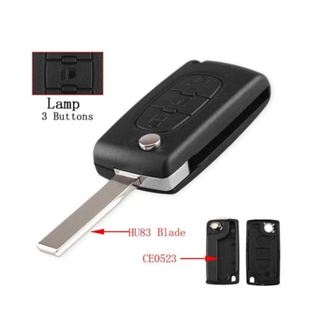 Fjärrnyckelfodral Case 3B LIGHT CE523 HU83 3B LIGHT