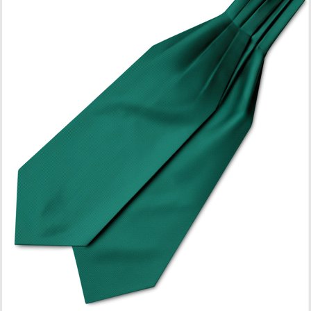 Emerald Green Grosgrain Cravat for Men - Cravats