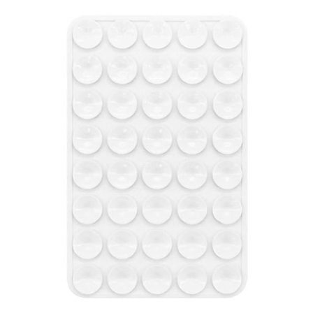 Silicone Suttekopper Telefon Case Mount Dobbeltsidet, Telefon Tilbehør Håndfri Stærk Greb Holder til Selfies og Videoer farve: Hvid