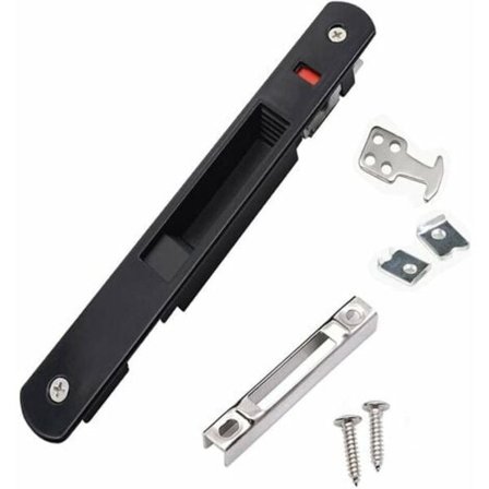 Skjutdörrs-fönsterkrok Lås Skjutdörrslås, Enkelt Skjutdörrs-fönster Låsningsbeslag