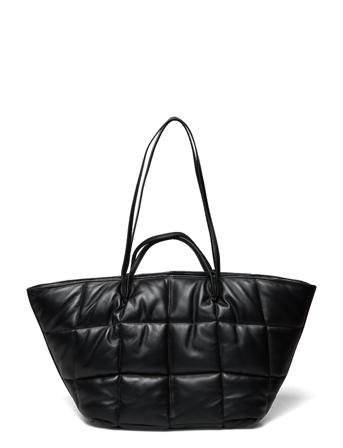 Nadaline Quilt Tote Shopper Taske Sort AllSaints