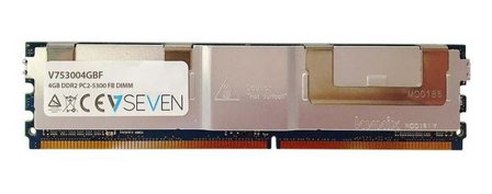 V7 4GB DDR2 667MHZ CL5 ECC SERV FB DIMM PC2-5300 1.8V LEG MEM