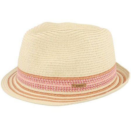Barts - Beige straw Hatt - Kids Hare Hat Rust Trilby Straw Hat @ Hatstore