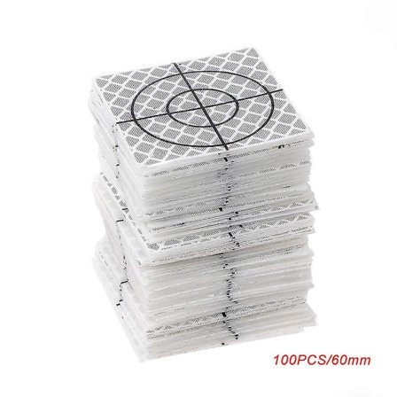 100 st Reflektorark Reflekterande Tejp Måltavla Totalstation -