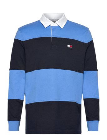 Tjm Rlx Fit Colorblock Rugby Ext Blue Tommy Jeans