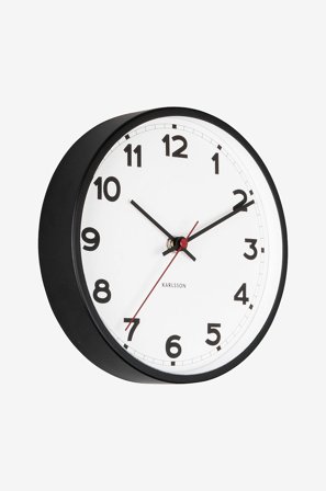 Karlsson - Veggklokke New Classic Small - Hvit - Veggklokker & bordklokker - Fra Homeroom