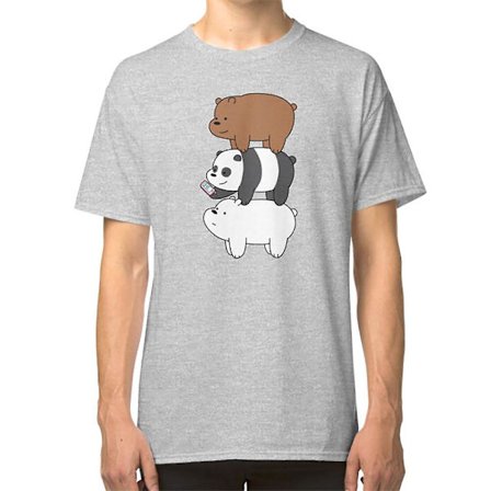 We Bare Bears? Grizzly, Panda og Isbjørn T-skjorte