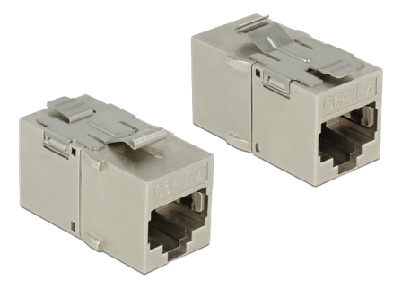 Delock RJ45 Keystone module Cat.6a metal
