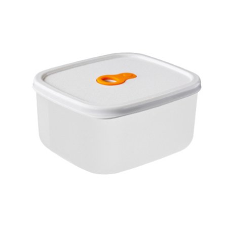 Kylskåp Matförvaringsbehållare med lock PP stapelbar organizer