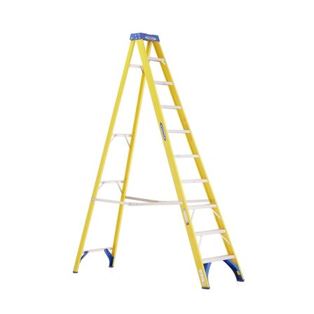 Profesjonalna drabina z włókna szklanego LOFTY, 10 stopni, W 2790 mm