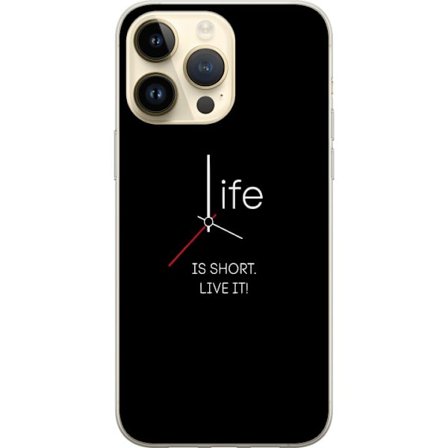 Kompatibelt Mobilskal till Apple Apple iPhone 15 Pro Max Livet är kort