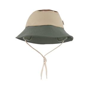 Kuling Liverpool Recycled Rain Hat Green/Brown/Sand 46/48 cm - Headwear - 46/48 cm - Beige