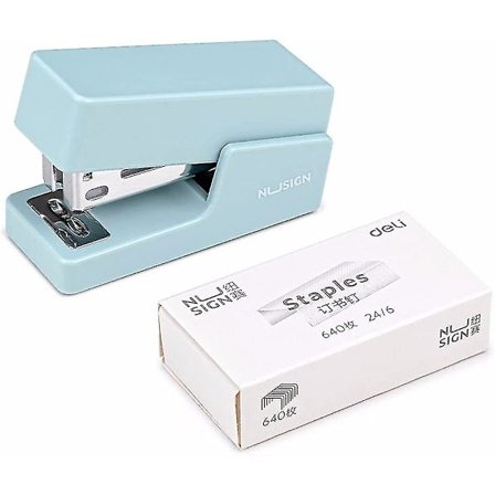 Mini Heftemaskin med Heftestifter for Kontor og Skole