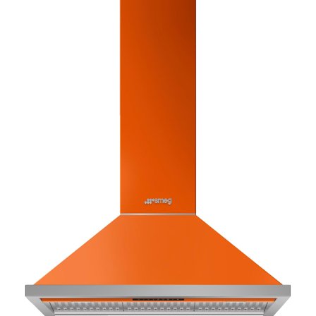 Smeg KPF9OR Portofino kjøkkenvifte 90 cm, oransje