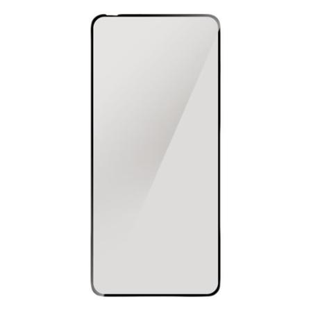 OnePlus Nord N10 5G Hærdet glasfilm 9H Anti-Fingerprint Transparent Black Contour Black