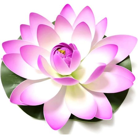 Konstgjord Lotus Konstgjorda Dammplanter Flytande Damm Prydnader S