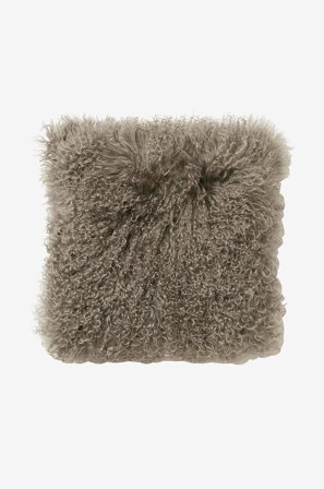 Skinnwille - Kuddfodral fårskinn Shansi - Brun - Prydnadskuddar & kuddfodral - Från Homeroom