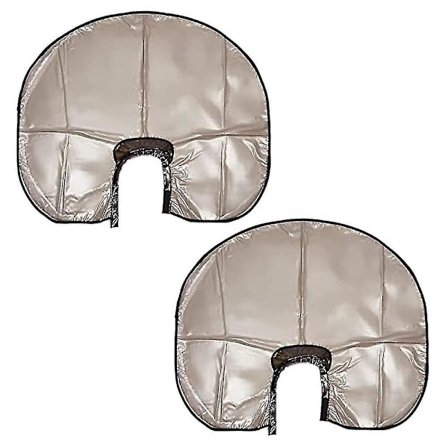 2 Pak Vandtætte Kappe Voksne Barber Wraps Hår Salon Hjem Hårklip Kappe