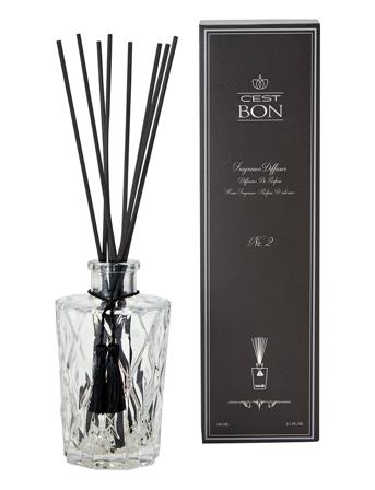 Diffuser Harlekin Bottle W Tassel Fragrance No.2 Hu Tuoksu Musta C'est Bon