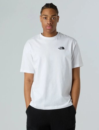 The North Face M Ss Essential Oversize Tee - White - XS
