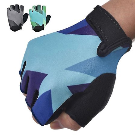 Unisex Cykelhandsker med Anti-Slip og Stødabsorberende Halvfinger Road Bike Handsker