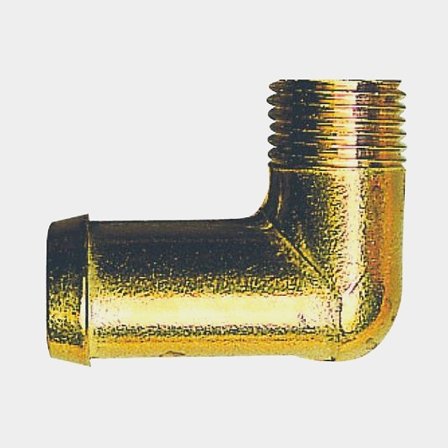 Slangnippel, utv. 1" x 32 mm slang, 90°