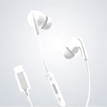 Xiaomi BHR8931GL In-Ear hovedtelefoner med ledning USB-C med fjernbetjening - Hvid