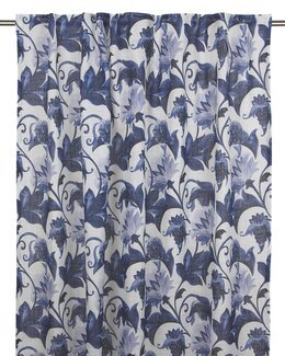 Yhdistelmänauhaverho kukallinen Chloe 2/pak Off-white