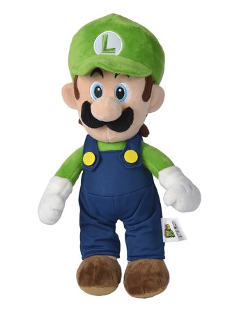 Simba Toys | Super Mario Luigi Plush, 30Cm | ONE SIZE