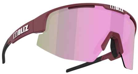 Bliz Matrix Small Matt Burgundy Brown w Rose multi