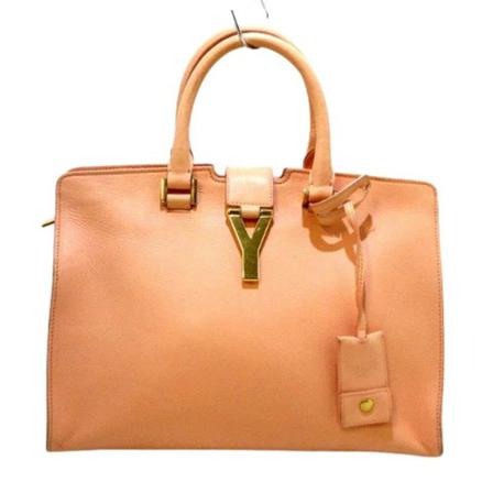Saint Laurent Vintage, Pre-owned Leatherhandbags Roze, unisex, Maat:ONE Size