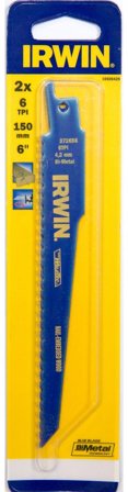 Irwin 10506429 Bajonetsavklinger 150 mm, 6 TPI, stk 2, Maskintilbehør & forbrugsvarer