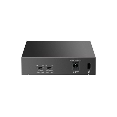 TP-Link LiteWave LS105P Unmanaged Fast Ethernet (10/100) Power over Ethernet (PoE) Schwarz
