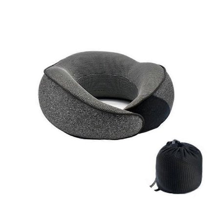 Hukommelsesskum U-formet rejsepude Nakkestøtte Blød hovedstøtte Fly Bilpude