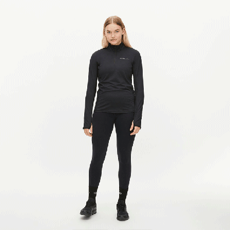 Röhnisch Light Thermo Half Zip, Black
