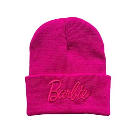 Barbie Kawaii Brodert Strikket Lue Anime Mote Jenter Gutter Høst Vinter Casual Varm Hip Hop Beanie Lue Gaver Leker
