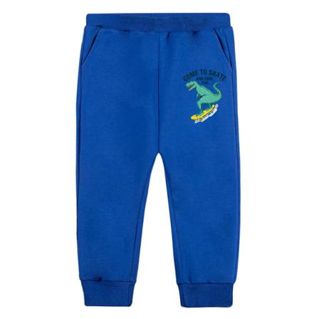 Pojkar Raka Ben Tecknad Träningsbyxor Dinosaur Print Baggy Pants