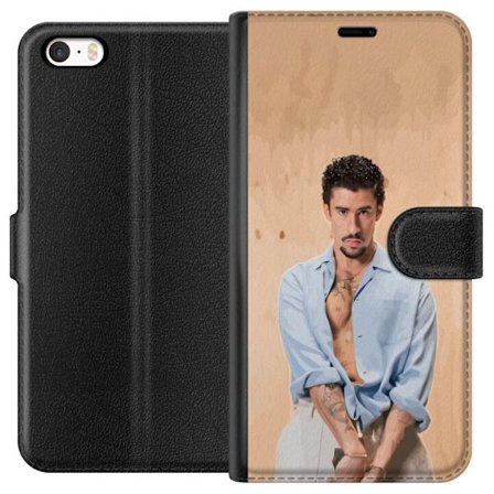 Kompatibelt Lommeboketui til Apple iPhone 5 Bad Bunny Super Bowl-inspirert grafikk med NFL-trofé og San Francisco-bro i sportdesign