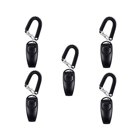 5-pakning med fløyter for hunder – Ikke-ultralyd anti-bjeffing – Fløyte for tilbakkalling av hunder