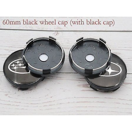 4 stk 60 mm Bilstyling Hjul Dæk Center Navkapsler Til Subaru Sti Wrx Forester Outback Impreza Legacy Xv Tribeca Tilbehør Shry
